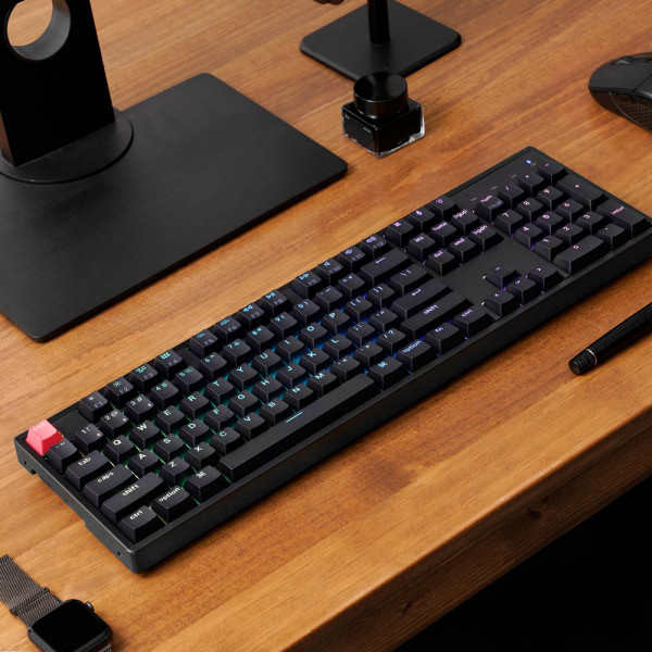 Keychron K10 QMK Wireless (Version 2) White Backlight (Keychron Super Red Switch)